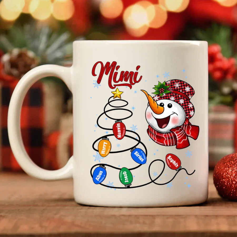 Christmas Tree Mimi And Grandkids CTH01 Mug