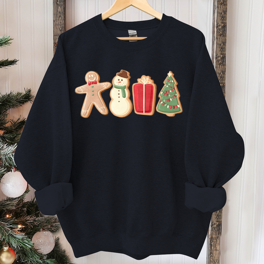 Gingerbread Cookies Sweatshirt, Christmas Shirt, Christmas Matching Sweatshirt, Family Shirt, Christmas Sweater, Xmas Shirt, Christmas Gift