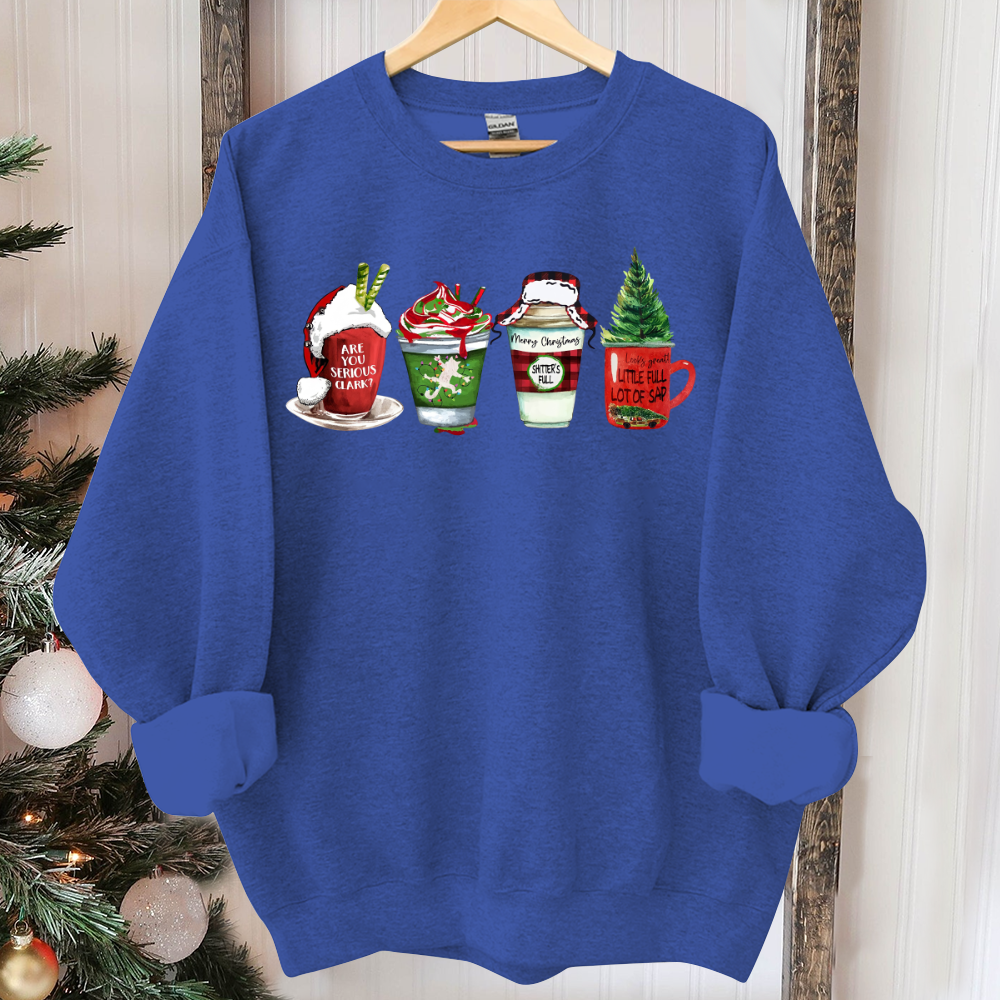 Griswold Family Sweater, Family Christmas Vacation Coffee Sweater, You Serious Clark, Retro Christmas Coffee Sweater Funny Christmas Sweater
