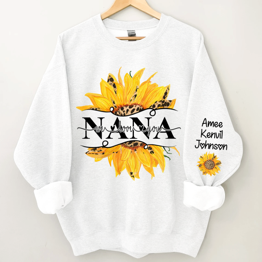 Sunflowers Nana And Kids CTH01 Sweatshirt