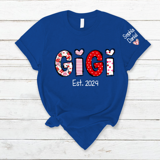 Valentine Custom Gigi Est Kids CTH01 T-Shirt