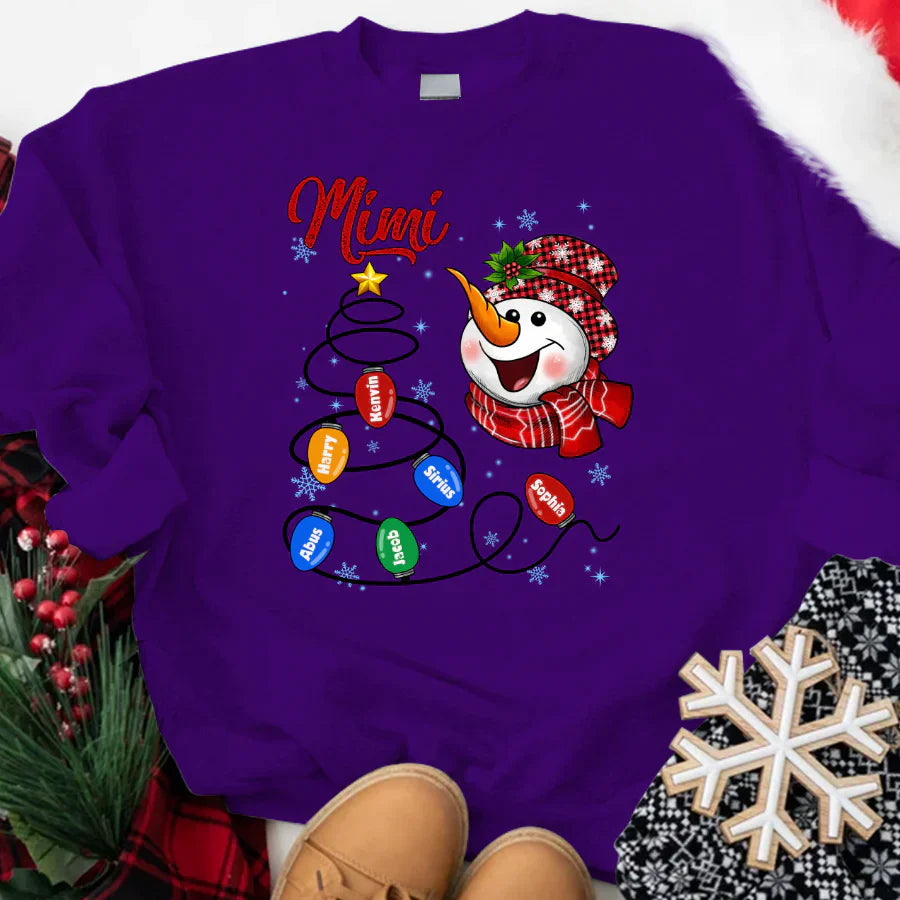 Christmas Tree Mimi And Grandkids CTH01 Sweatshirt