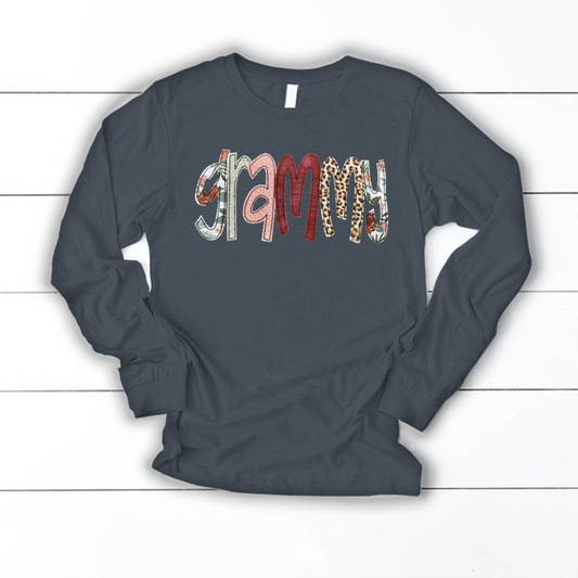 Grammy Nana Grandma Mimi Custom Name CTH01 Longsleeve