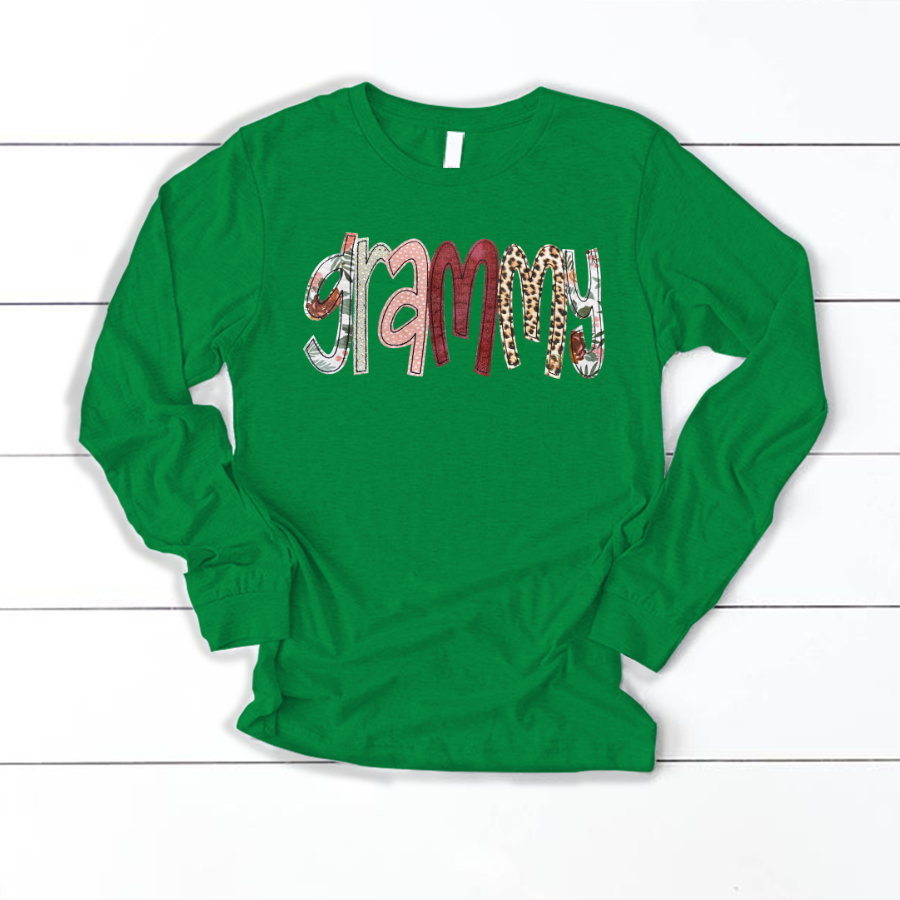 Grammy Nana Grandma Mimi Custom Name CTH01 Longsleeve