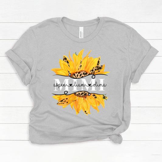 Mimi And Grandkids Sunflower Classic Canvas