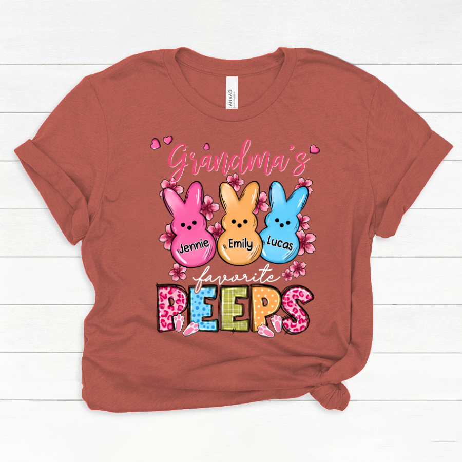 Personalized Grandma's Favorite Peeps CL01 Classic Canvas