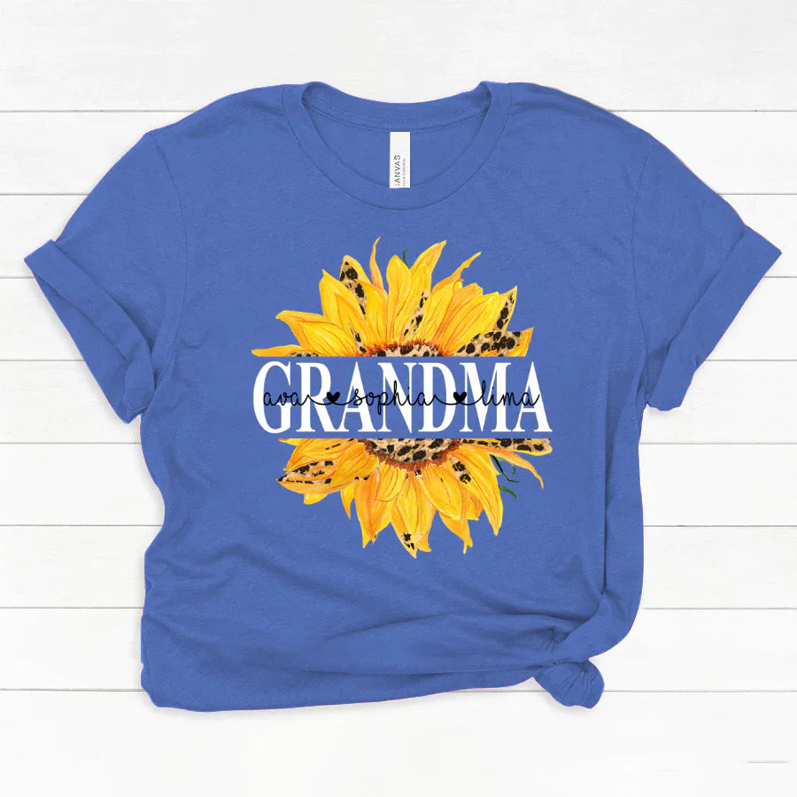 Sunflowers Grandma And Kids VTN221126 Classic Canvas