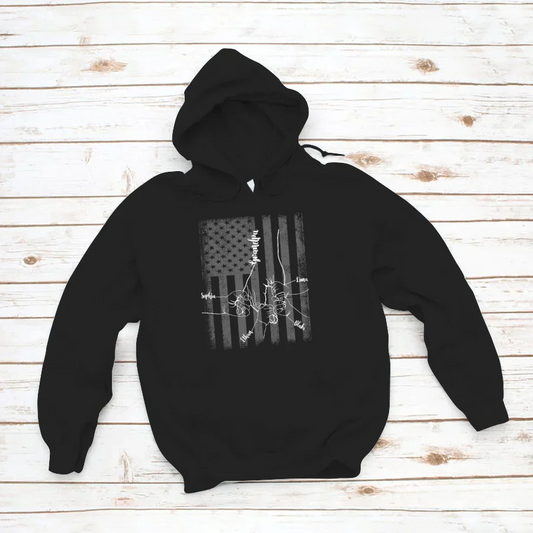 They Call Me Grandpa Hands Flag VTN221126 Hoodie