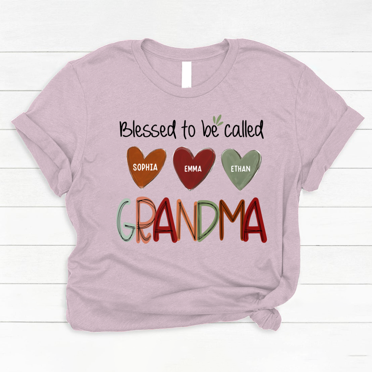 Blessed To Be Called Nana And Kids Autumn Fall CL01 Classic Canvas