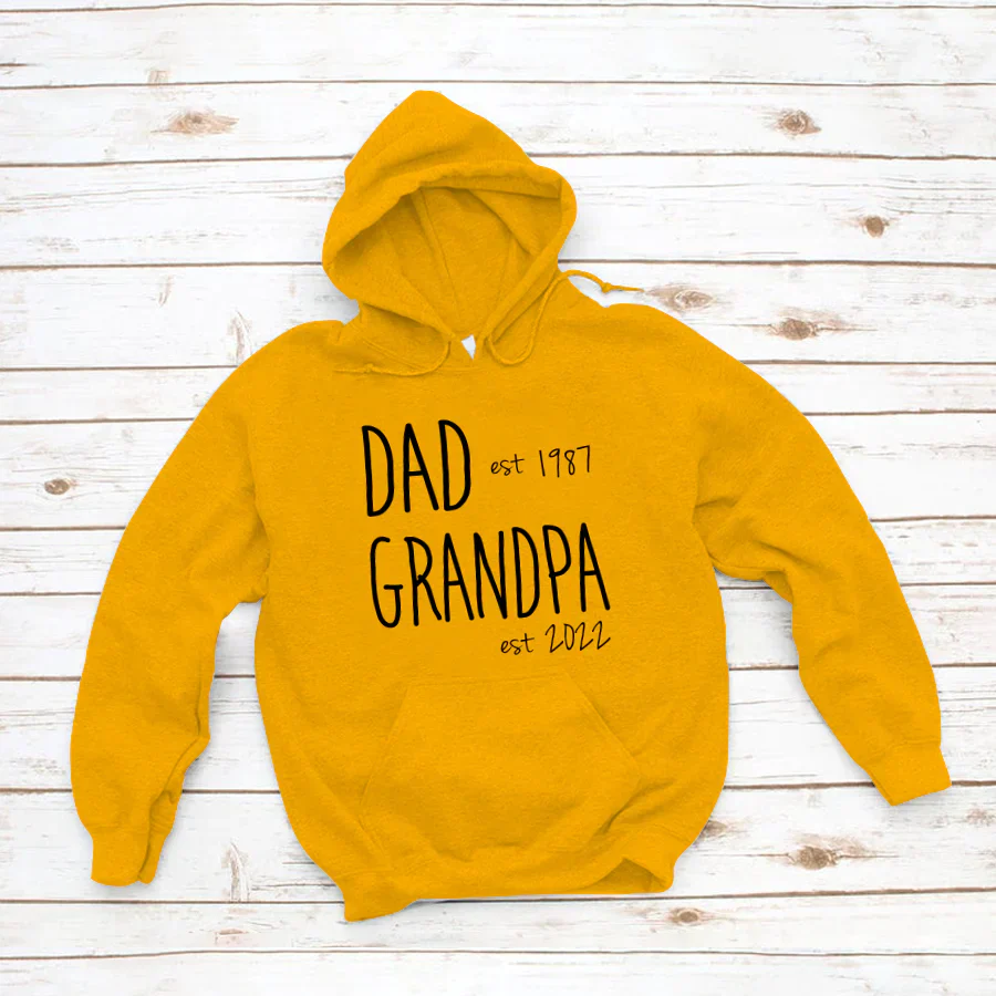 Dad Est Grandpa Est VT2212002 Hoodie