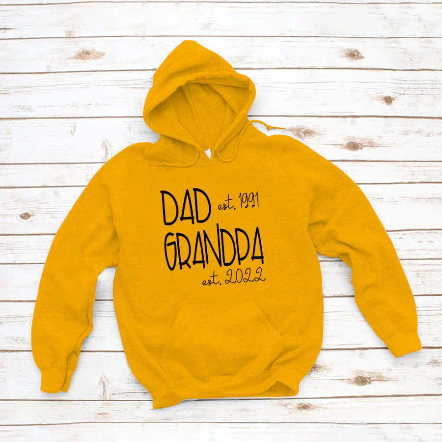 Dad Grandpa Est VT22120061 Hoodie