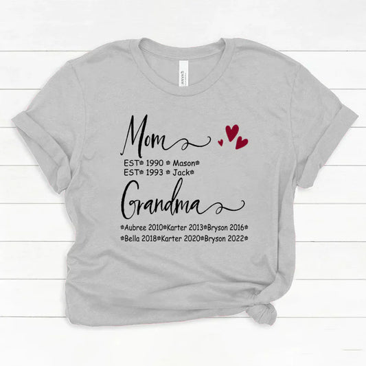 Mom And Grandma Kids Est VT22120093 Classic Canvas