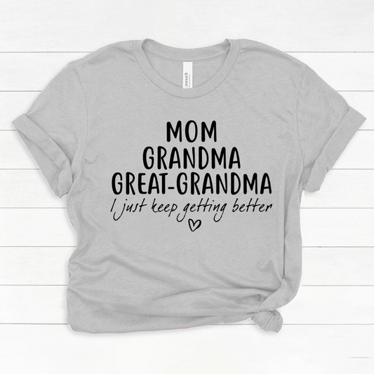Mom Grandma Great Grandma CL01 Classic Canvas