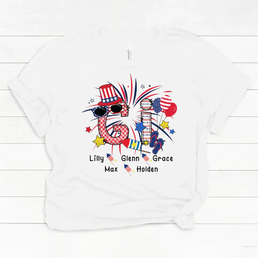 Patriotic Doodle 4th Of July Gi And Grandkid CTH01 Classic Canvas