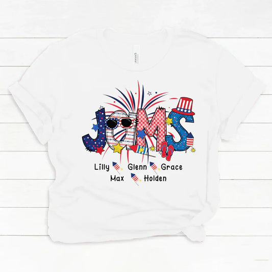Patriotic Doodle 4th Of July Jams And Grandkid CTH01 Classic Canvas