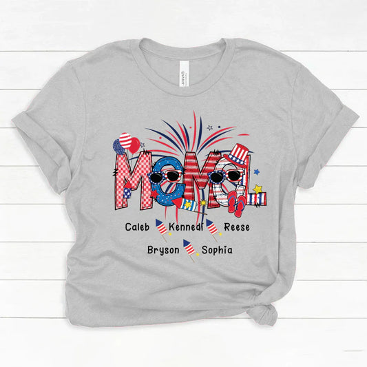Patriotic Doodle 4th Of July MEMEL And Grandkid CTH01 Classic Canvas