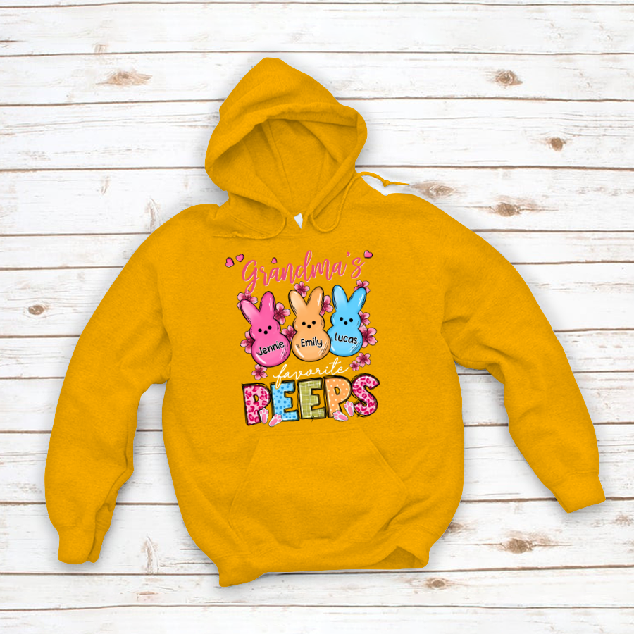 Personalized Grandma's Favorite Peeps CL01 Hoodie