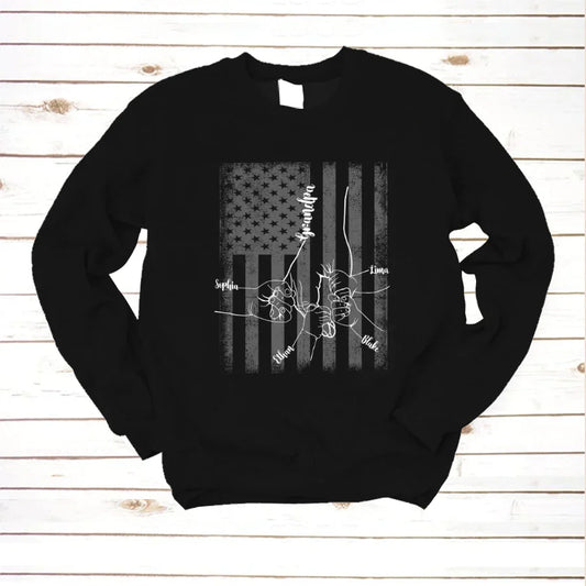 They Call Me Grandpa Hands Flag VTN221126 Sweatshirt