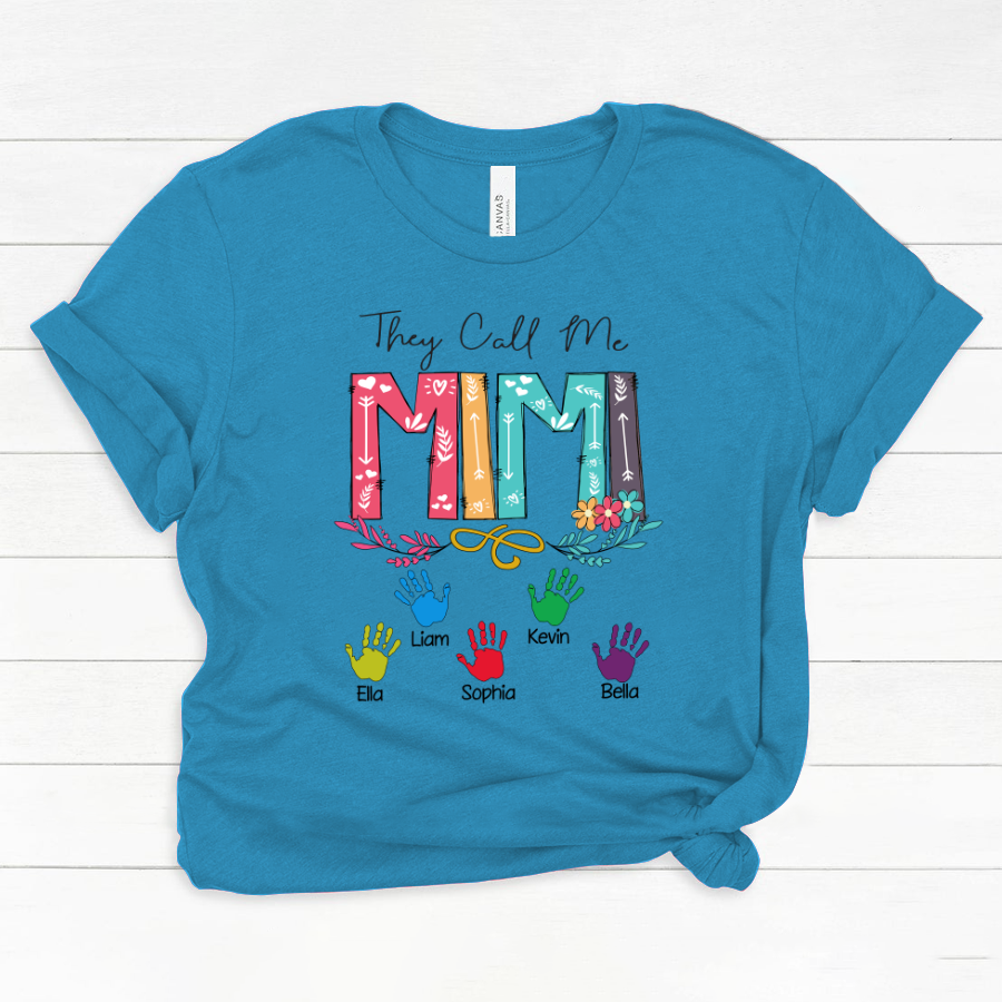 They Call Me Mimi Hands Mother's Day Classic Canvas