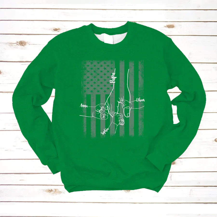 They Call Me Papa Hands Flag VTN221126 Sweatshirt