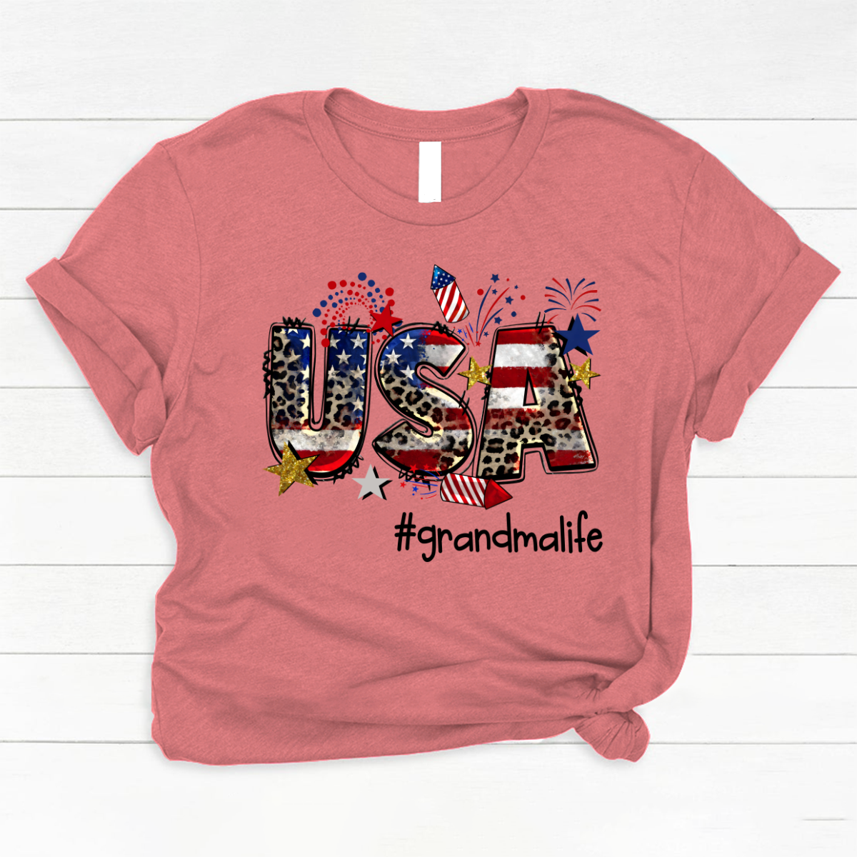 USA 4th of July grandmalife CL01 Classic Canvas