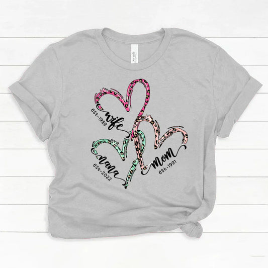 Wife Mom Grandma Heart VT2212001 Classic Canvas