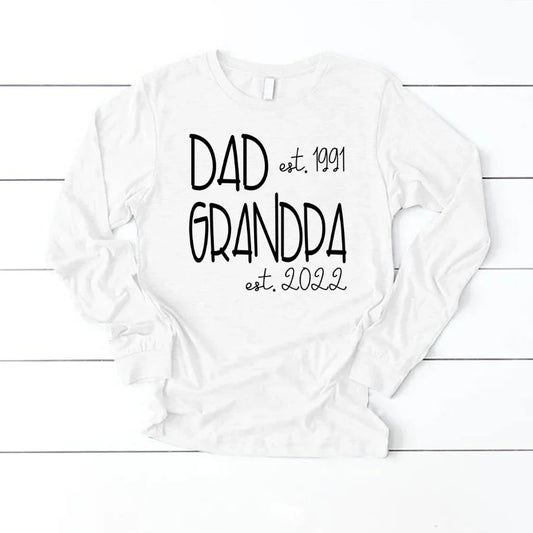 Dad Grandpa Est VT22120061 Longsleeve