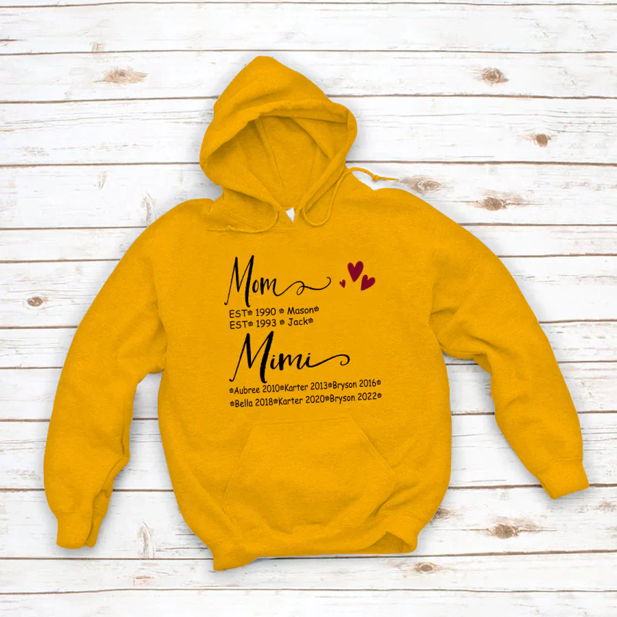 Mom And Mimi Kids Est VT22120093 Hoodie