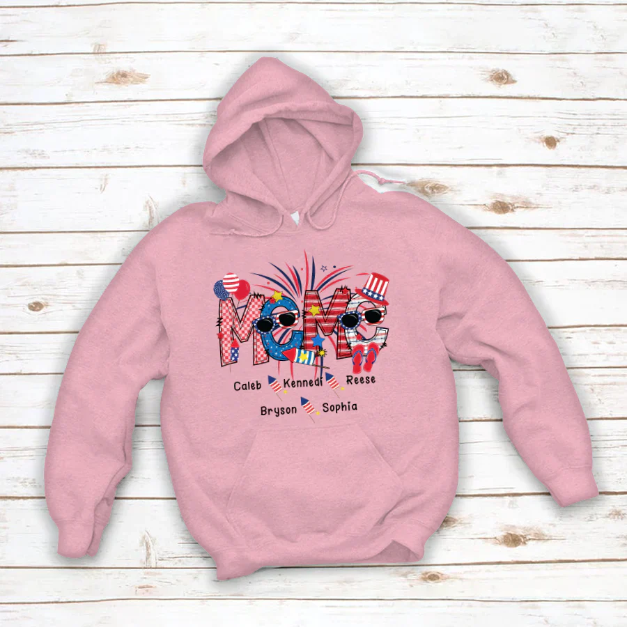 Patriotic Doodle 4th Of July Meme And Grandkid CTH01 Hoodie