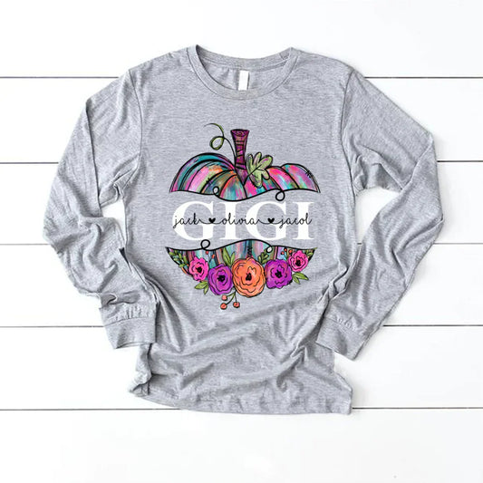 Personalized Gigi Painted Pumpkin 2022 Longsleeve