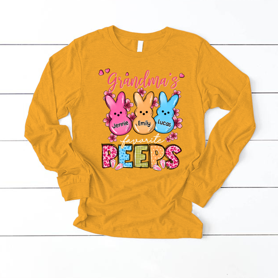 Personalized Grandma's Favorite Peeps CL01 Longsleeve