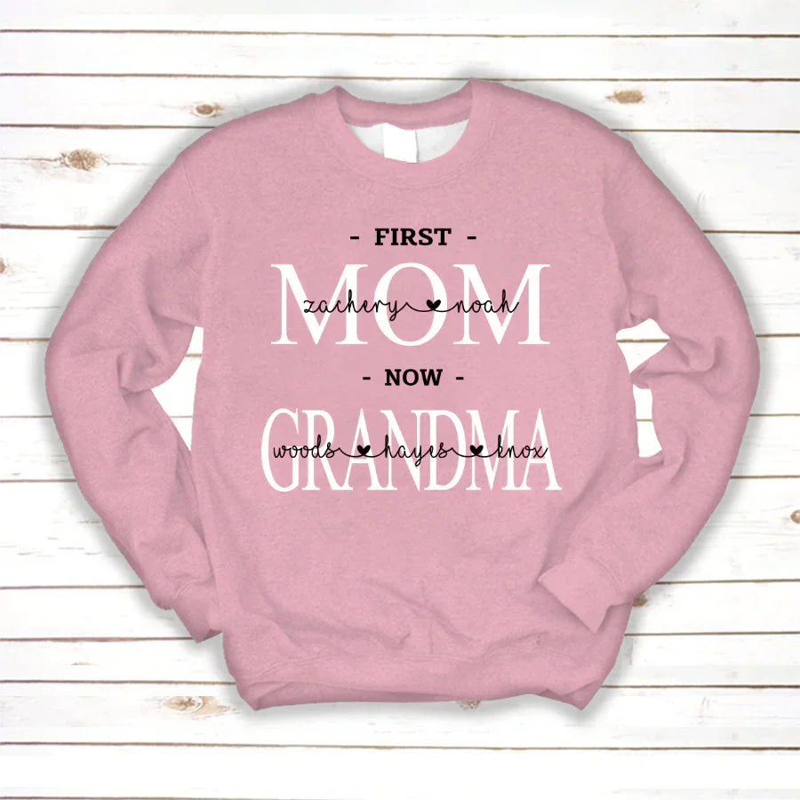 First Mom Kids And Grandma Grandkids VTN221126 Sweatshirt
