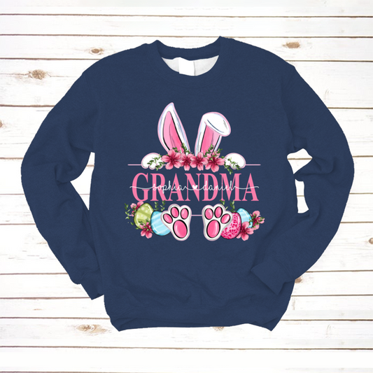 Grandma Bunny And Kids, Gift For Grandma, Grammy, Mama, Nana, Mimi, Mother Day CTH01 Sweatshirt