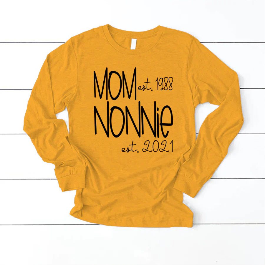 Mom Nonnie Est VTN221125 Longsleeve