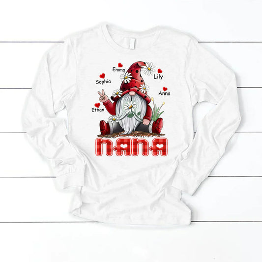 Nana Gnome Heart Kids VT22120072 Longsleeve