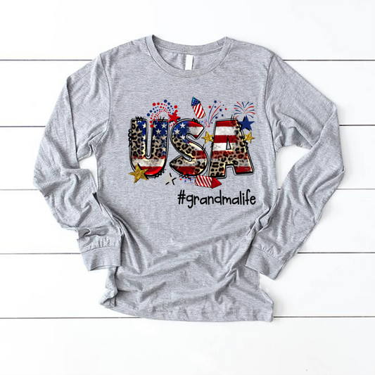 USA 4th of July grandmalife CL01 Longsleeve