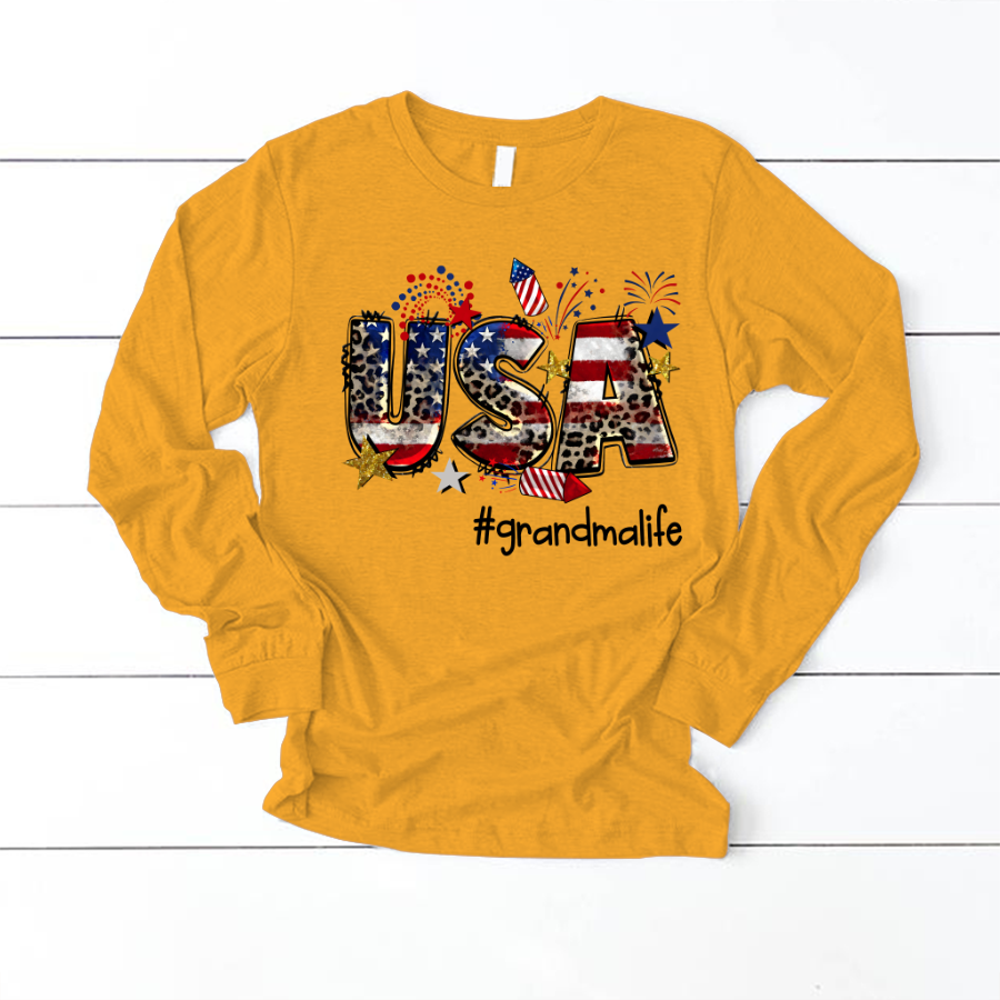 USA 4th of July grandmalife CL01 Longsleeve