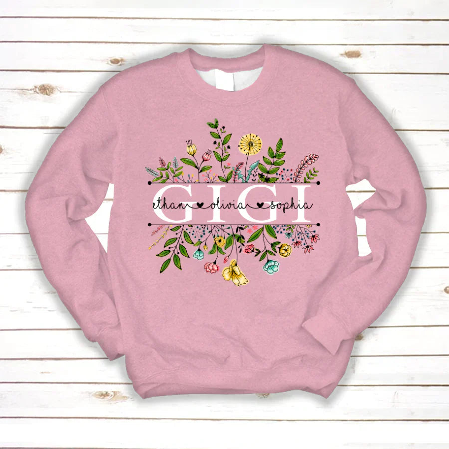 Wildflowers Gigi And Grandkids Sweatshirt
