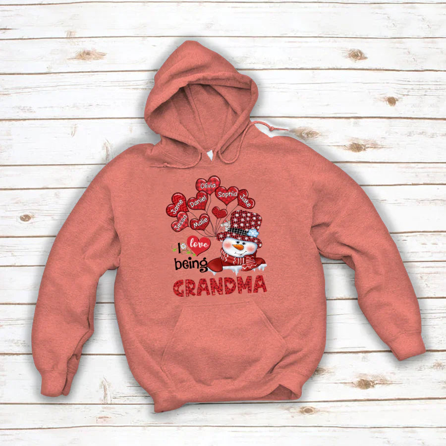 I Love Being A Grandma And Kids CTH01 Hoodie