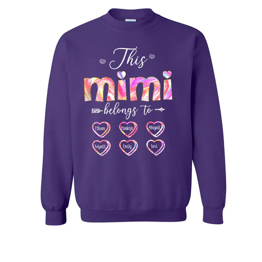 This Mimi Belongs to heart trend 2023 Sweatshirt