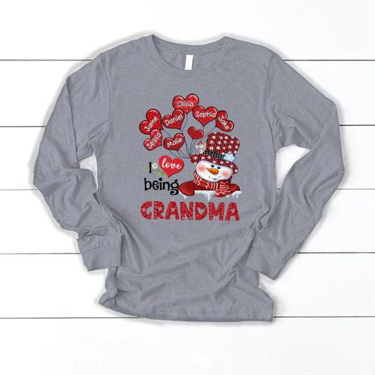 I Love Being A Grandma And Kids CTH01 Longsleeve