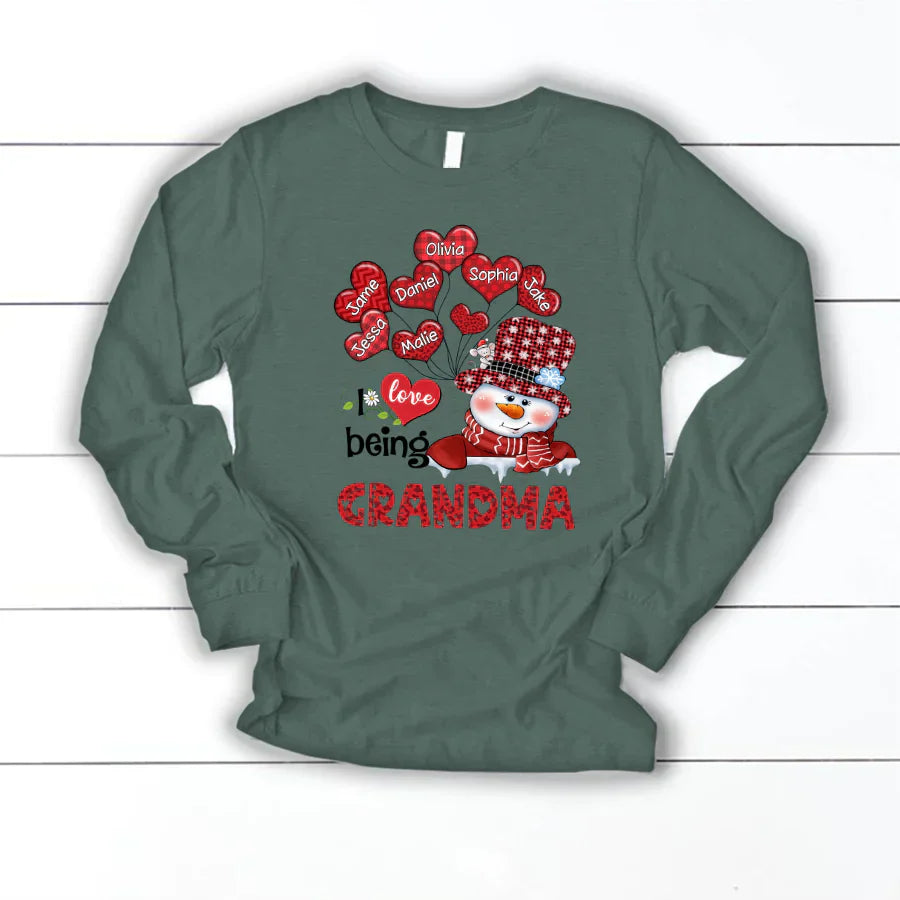 I Love Being A Grandma And Kids CTH01 Longsleeve