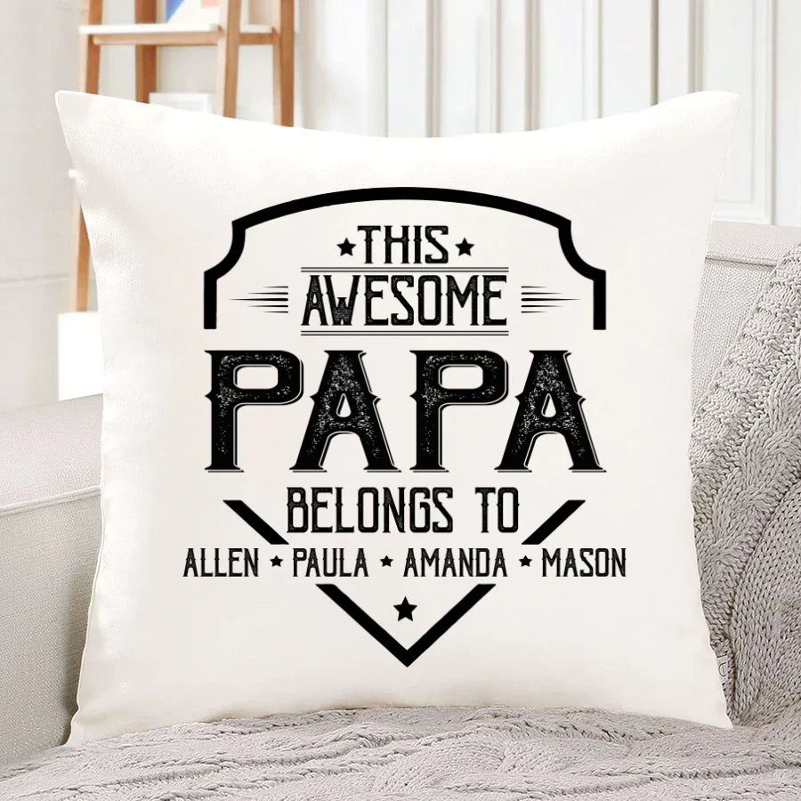 Papa Awesome Kids VT22120052 Indoor Pillow