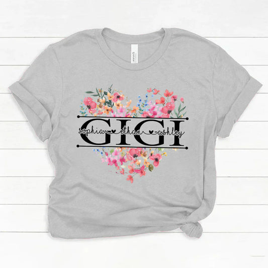 Wildflowers Watercolor Floral Gigi And Grandkids CTH01 Classic Canvas