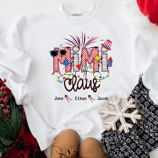 Christmas Mimi Claus And Kids CTH01 Sweatshirt
