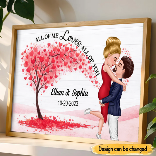 Custom Forever Be My Always Love Quote, Poster Romantic Valentine Gift for Couple