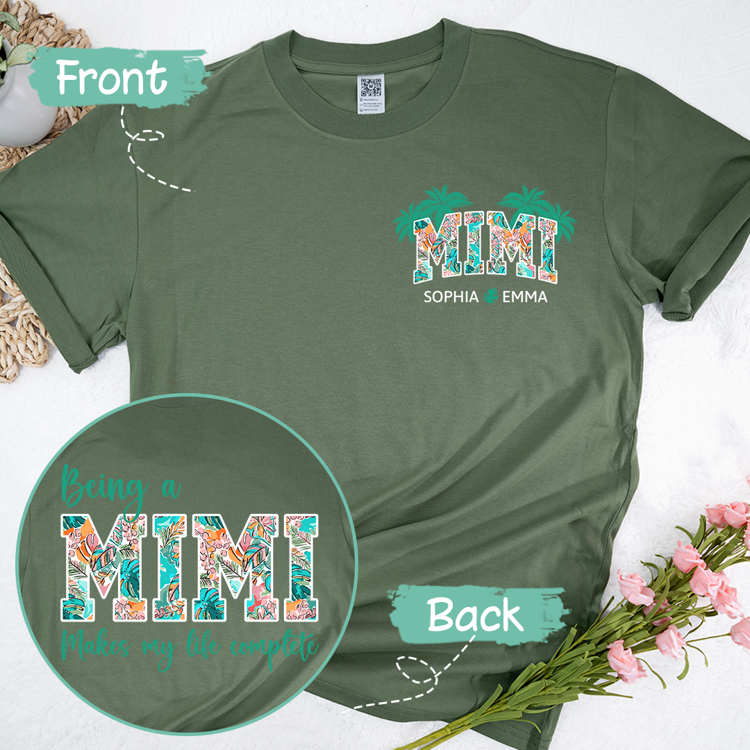 Being A Mimi Makes My Life Complete Summer With Kids TH T-Shirt
