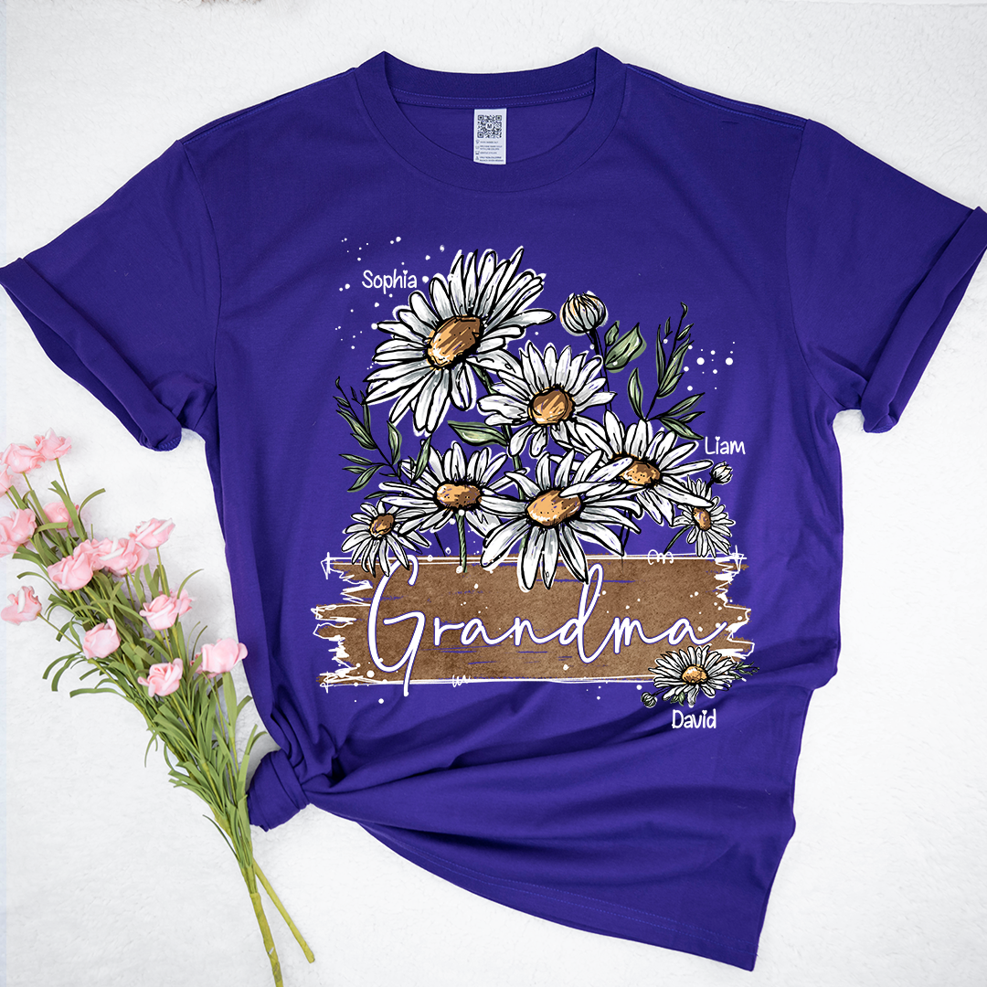 Daisy Wildflowers Grandma And Kids LTP01