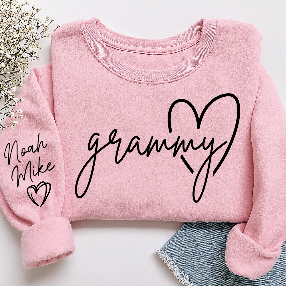 Bible Style Design, Custom Mom & Grandma Sweatshirt, Gift For Grammy And Her Grandchildren