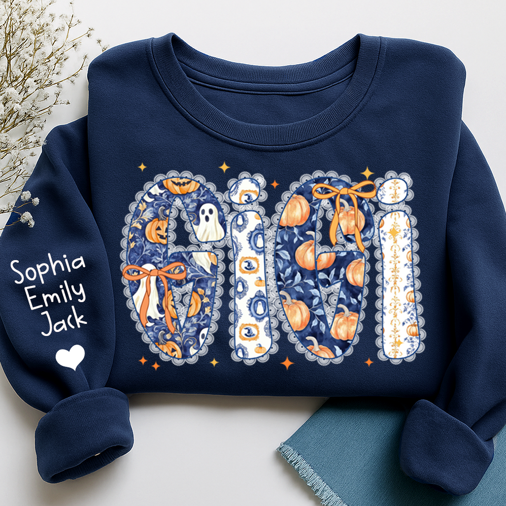 Personalized Fall Pumpkin, Custom Gifts for Gigi and Kids